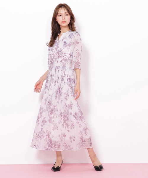 「JILL by JILL STUART」 7分袖ワンピース FREE グリーン系その他 レディースの画像