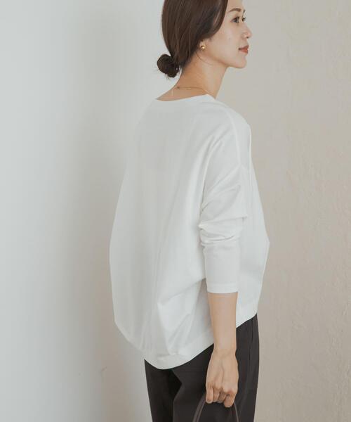 「URBAN RESEARCH DOORS」 長袖カットソー MEDIUM ネイビー レディース_画像9