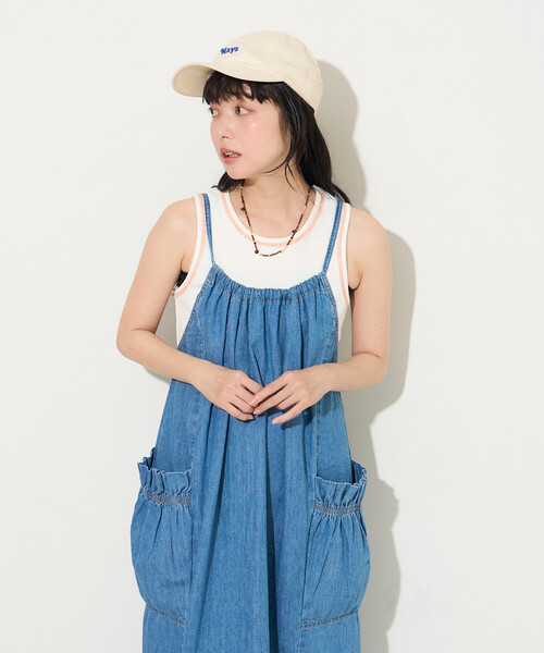 ワンピース SOMETHING × FREAK'S STORE/サムシング 別注 LOOSE FRILL ONEPIECE/フリルワンピース_2