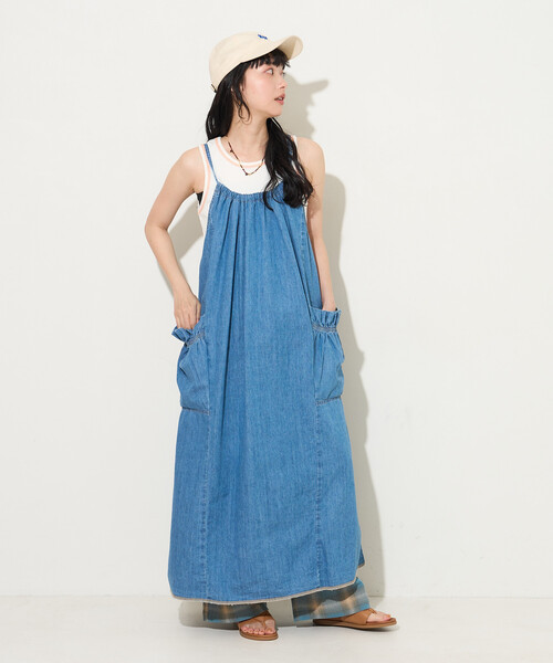 ワンピース SOMETHING × FREAK'S STORE/サムシング 別注 LOOSE FRILL ONEPIECE/フリルワンピース_12