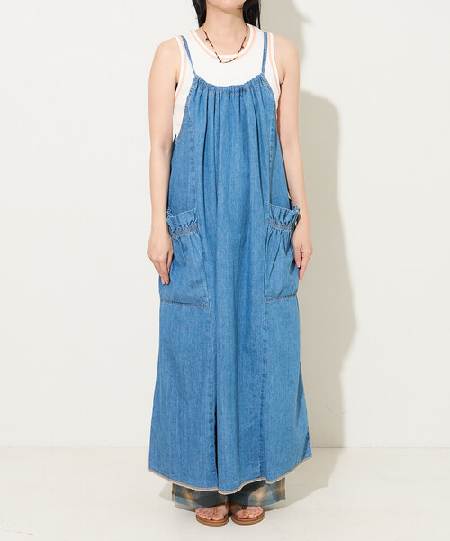 ワンピース SOMETHING × FREAK'S STORE/サムシング 別注 LOOSE FRILL ONEPIECE/フリルワンピース_19