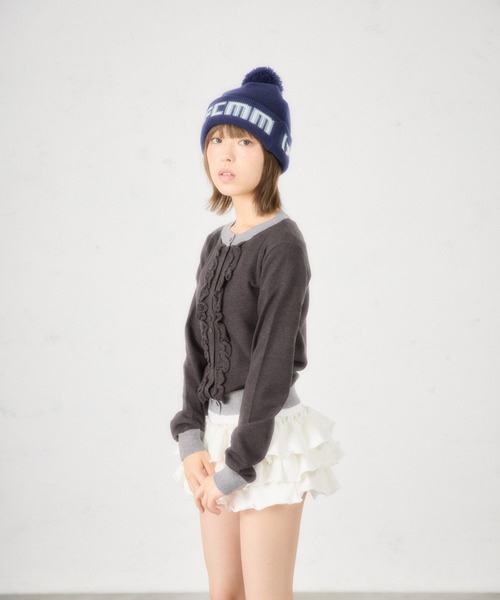 「FCMM」 カーディガン SMALL チャコールグレー レディース_画像5