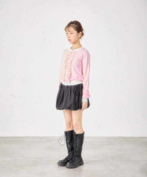 「FCMM」 カーディガン SMALL チャコールグレー レディース_画像8