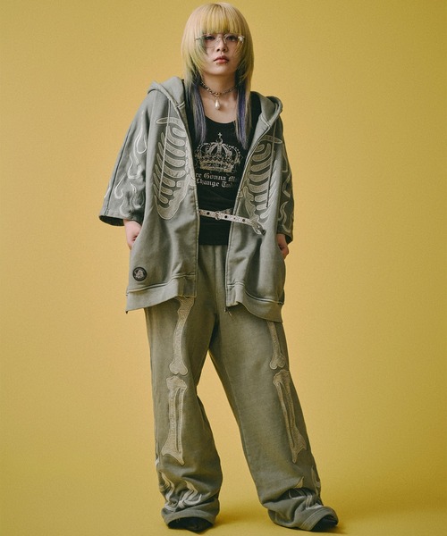 GALFY（ガルフィー） ワイドパンツ スウェットパンツ ジャージ 「GALFY