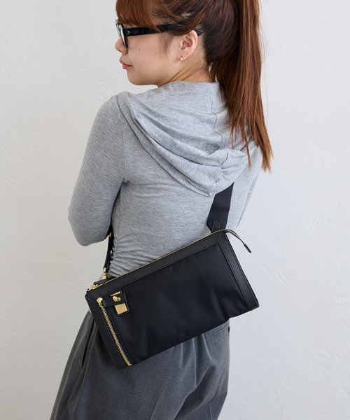 「U by SPICK&SPAN」 「ORSETTO」ショルダーバッグ FREE ブラック レディース_画像6