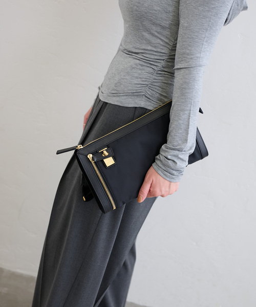 「U by SPICK&SPAN」 「ORSETTO」ショルダーバッグ FREE ブラック レディース_画像9