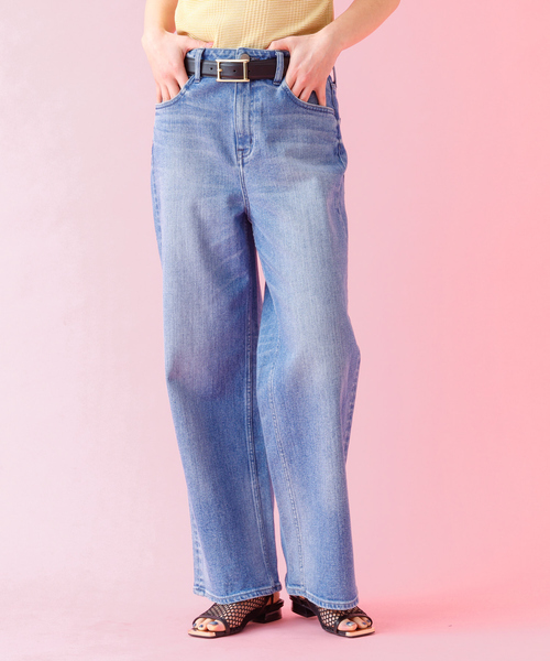「Healthy denim」 デニムパンツ 24 インディゴブルー レディース_画像6