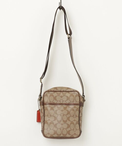 COACH ブラウン ショルダーバッグ【美品】 COACH（コーチ） ショルダーバッグ - ブラウン レディース : ZOZOTOWN