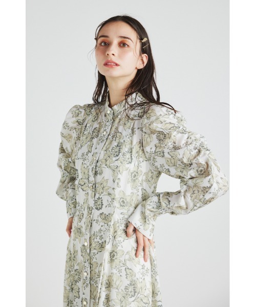 「rienda」 長袖ワンピース MEDIUM ベージュ レディース_画像6