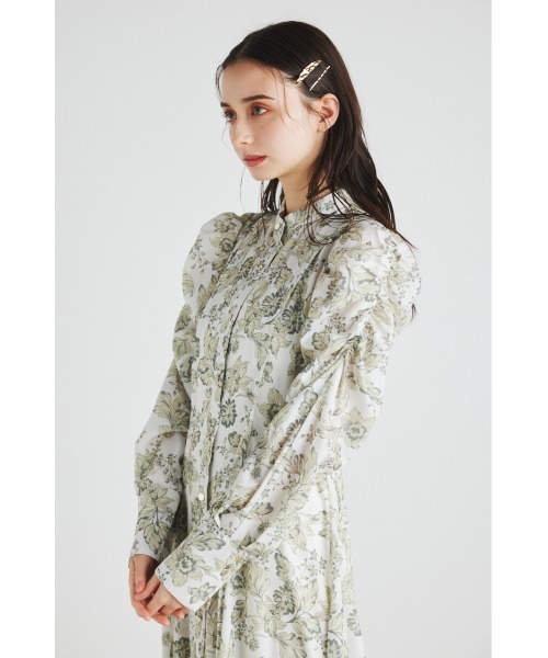 「rienda」 長袖ワンピース MEDIUM ベージュ レディース_画像7