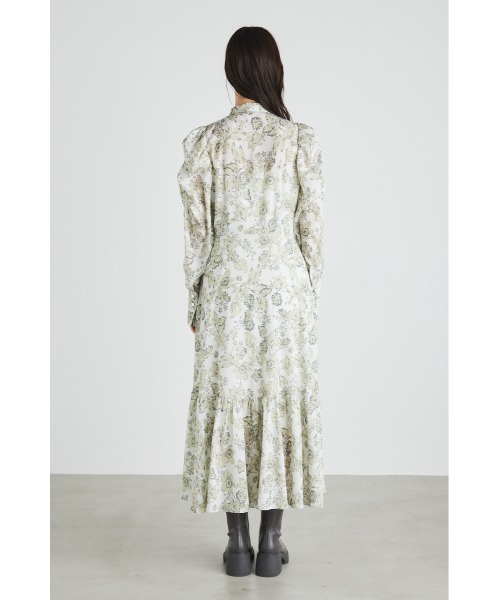 「rienda」 長袖ワンピース MEDIUM ベージュ レディース_画像9