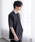 シャツ 半袖 クリーンサッカー/シャツ/5分袖...の詳細画像5