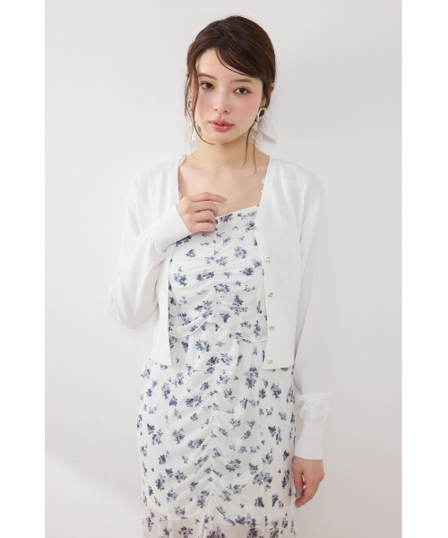 カーディガン uvカット 「AKB48 行天優莉奈さん着用」UVカットカーディガン　春服 夏服 レディース | rienda | 01