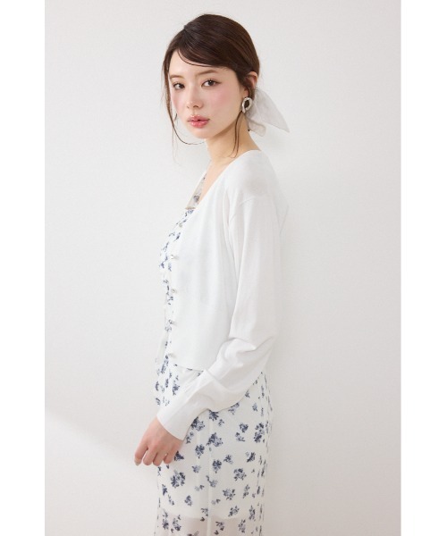 カーディガン uvカット 「AKB48 行天優莉奈さん着用」UVカットカーディガン　春服 夏服 レディース | rienda | 09