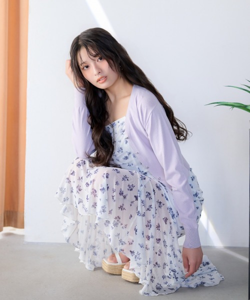 カーディガン uvカット 「AKB48 行天優莉奈さん着用」UVカットカーディガン　春服 夏服 レディース | rienda | 04