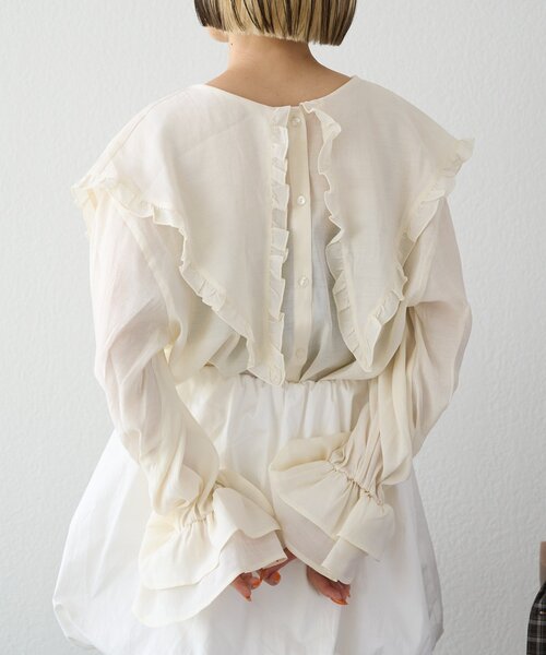 「w closet」 長袖シャツ FREE ピンク レディース_画像6