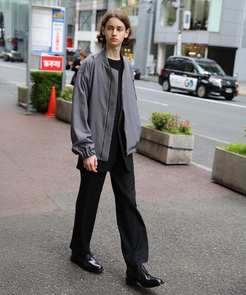 ブルゾン アウター OVERSIZED FABRIC MA1 メンズの画像
