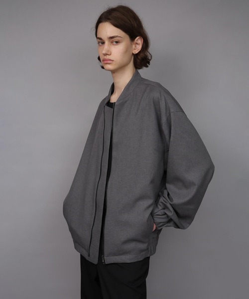 ブルゾン アウター OVERSIZED FABRIC MA1 メンズの画像