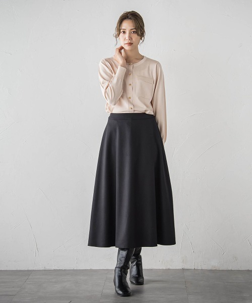 「ketty」 フレアスカート M チャコールグレー レディース_画像4