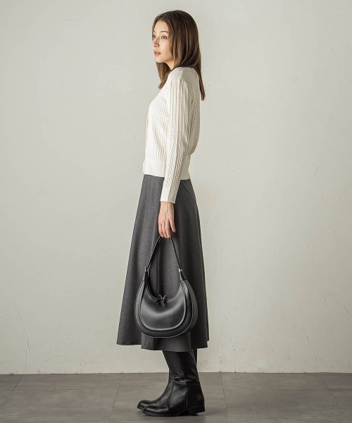 「ketty」 フレアスカート M チャコールグレー レディース_画像8