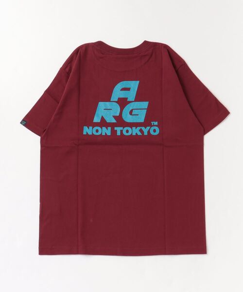 「NON TOKYO」 半袖Tシャツ 1 ワインレッド レディース_画像2