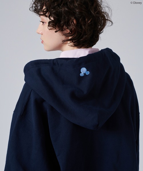 「ONCILY」 ジップアップパーカー「Disneyコラボ」 SMALL ネイビー メンズ_画像8