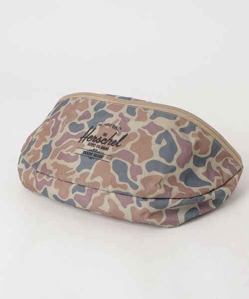 「Herschel Supply」 カモフラージュウエストバッグ - ベージュ メンズ_画像3