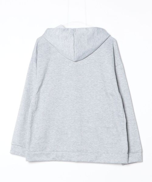 「cammie」 ジップアップパーカー M グレー レディース_画像2