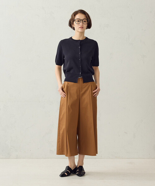 「COMME CA ISM」 ニットカーディガン LARGE アイボリー レディース_画像8