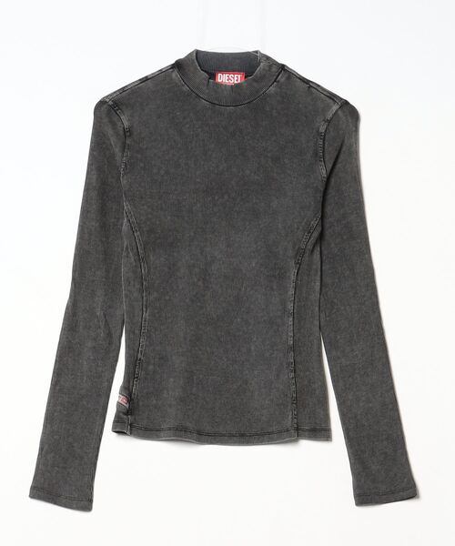 DIESEL 長袖 カットソー ブラック Sサイズ 新品 DIESEL（ディーゼル） 長袖カットソー LARGE ブラック レディース