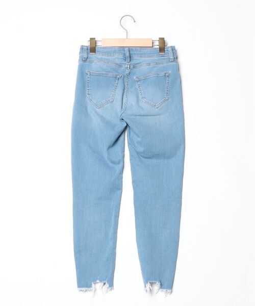 「NAVY」 スキニーデニムパンツ X-SMALL ブルー レディース_画像2
