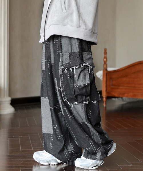 「FVLMEN」 デニムパンツ LARGE ブルー メンズ_画像3