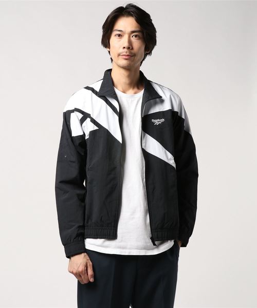 Reebok リーボック ナイロンジャケット ベクターロゴ XO Reebok（リーボック） ナイロンジャケット クラシックス ベクター