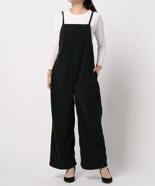 STYLEBLOCK サロペット オーバーオール カットスエードBACK