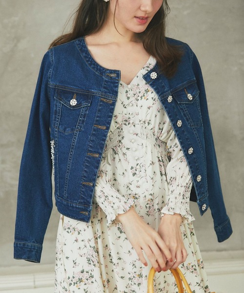 tocco closet（トッコ クローゼット） ジャケット Gジャン パール