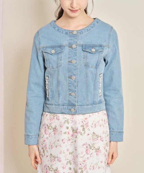 tocco closet（トッコ クローゼット） ジャケット Gジャン パール