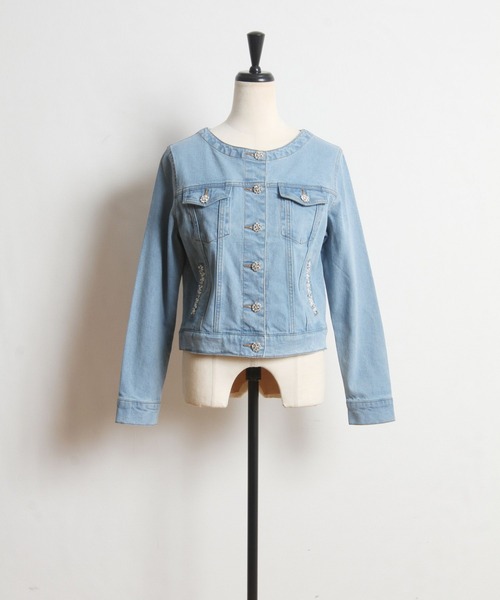tocco closet（トッコ クローゼット） ジャケット Gジャン パール