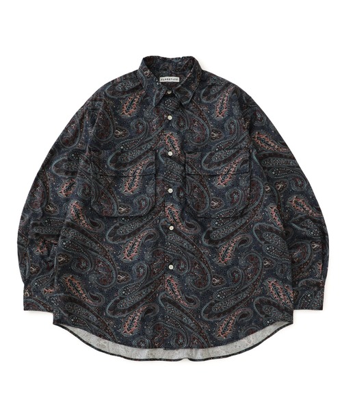 したロング シャツ PAISLEY L/S SHIRTS ZOZOTOWN PayPayモール店 - 通販 - PayPayモール ブラウス ジナルペイ
