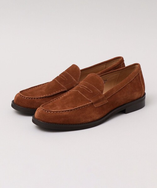 シューズ SHIPS:〈撥水〉スエード コイン ローファー SHIPS 〈撥水〉スエード コイン