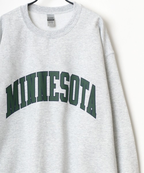スウェット MINNESOTA/FLORIDA 裏起毛ビッグシルエット カレッジロゴ スウェット トレーナー|ZOZOTOWN PayPayモール店|10