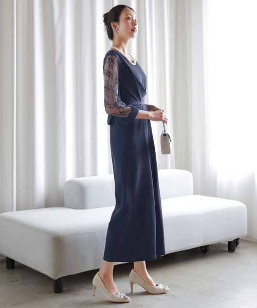 DRESS+ パンツドレス ジャンプスーツ オールインワン パーティー