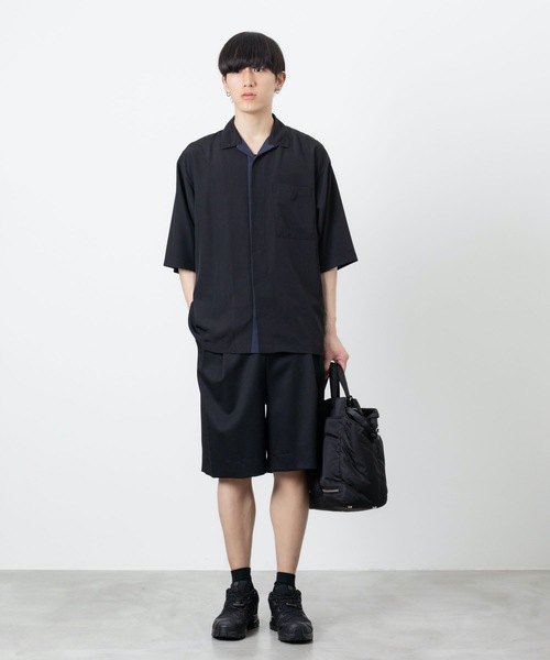 パンツ tweedshortpants ATO パンツ 2 TUCK SHHORT PANTS メンズ : ZOZOTOWN Yahoo!店