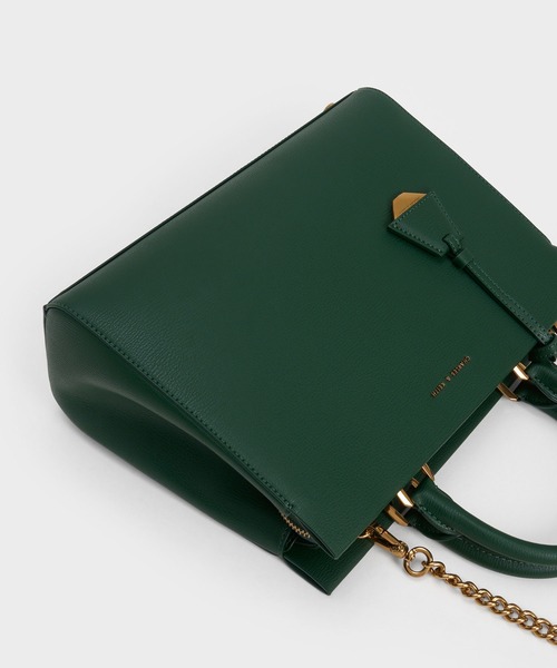 CHARLES ＆ KEITH ハンドバッグ クラシック ストラクチャー