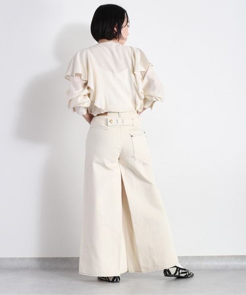 cepo（セポ） ジーンズ デニム デニムパンツ デニムタックワイドパンツ