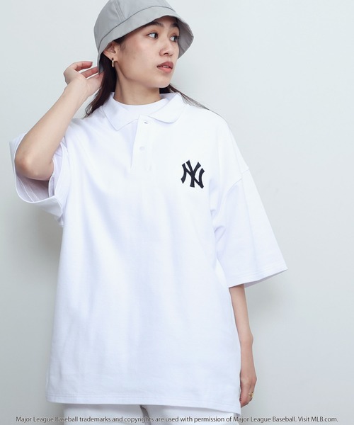 MLB ポロシャツ 半袖 MLB / メジャーリーグベースボール Lulu ＆ Arnie