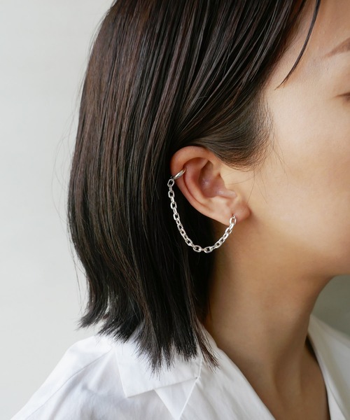 ピアス 2WAYチェーンピアス レディース メンズの画像