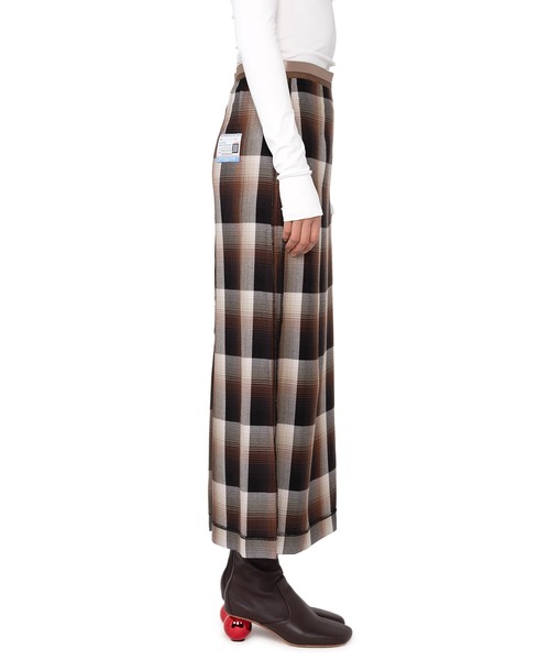 MAISON MIHARA YASUHIRO スカート Ombre Check Skirt レディース 