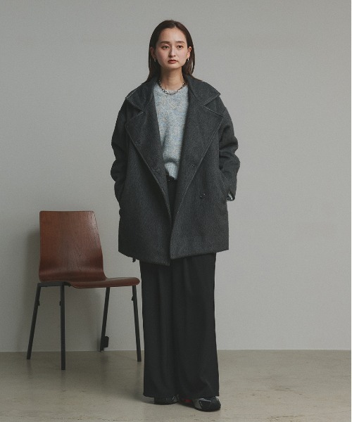 ad thie（アドティエ） ニット セーター ブークレー ショートニット