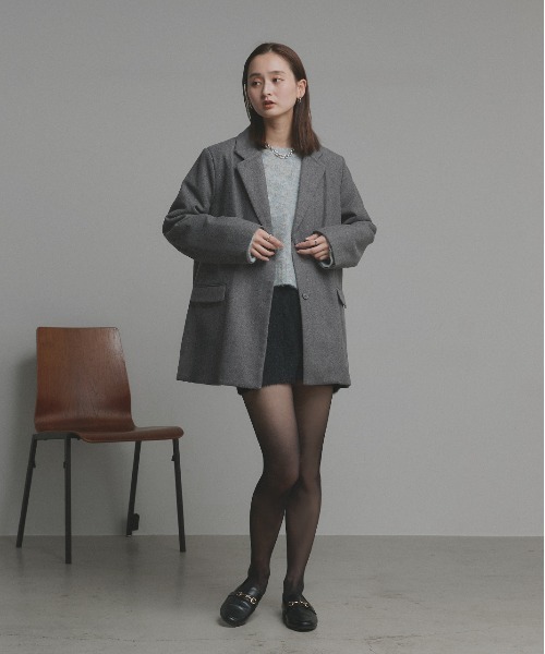 ad thie（アドティエ） ニット セーター ブークレー ショートニット