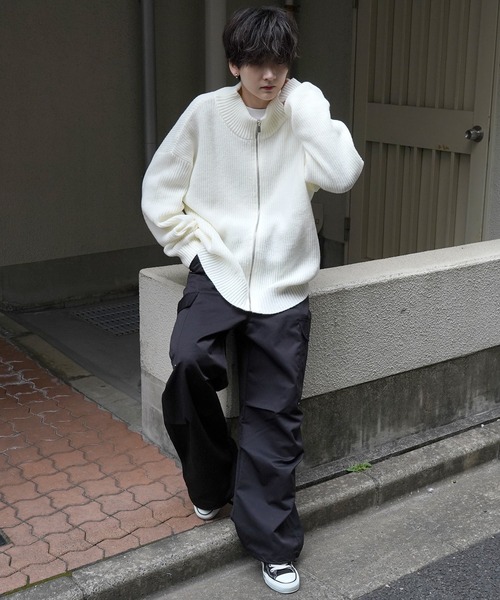 Confirm（コンファーム） カーディガン ビッグシルエット 畦編み